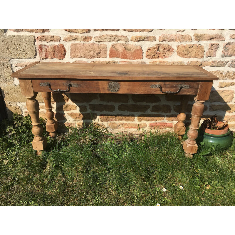 Vintage console in ash and poplar