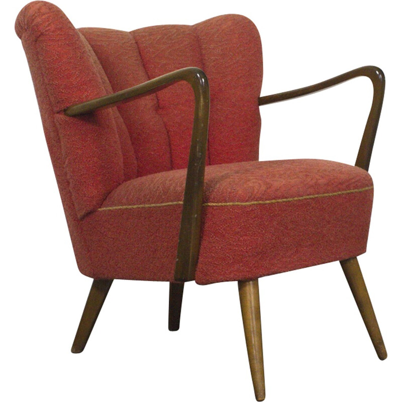 German club chair in beech - 1950s