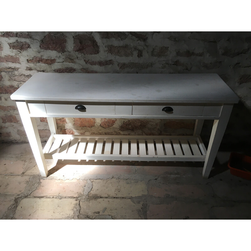 Vintage grenen console