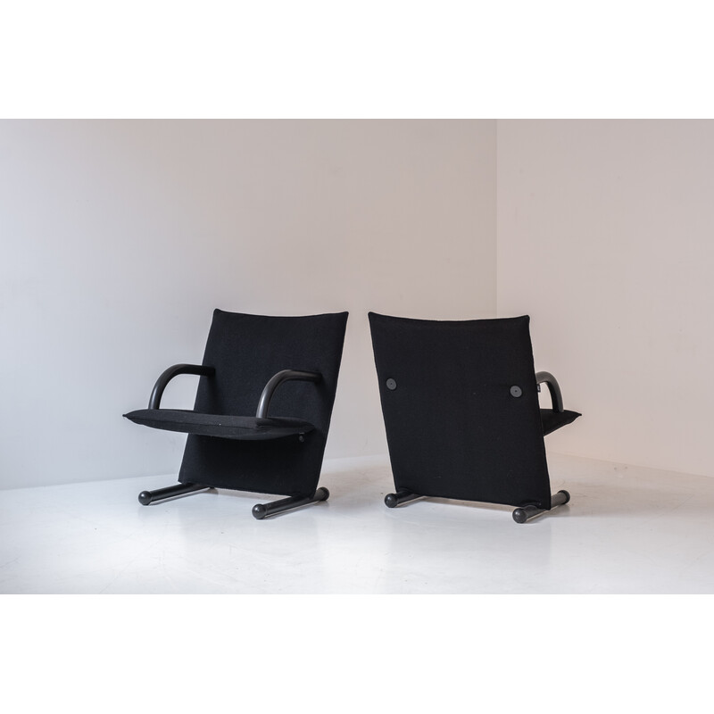 Pair of vintage armchairs by Burkhard Vogtherr for Arflex, Italy 1980s