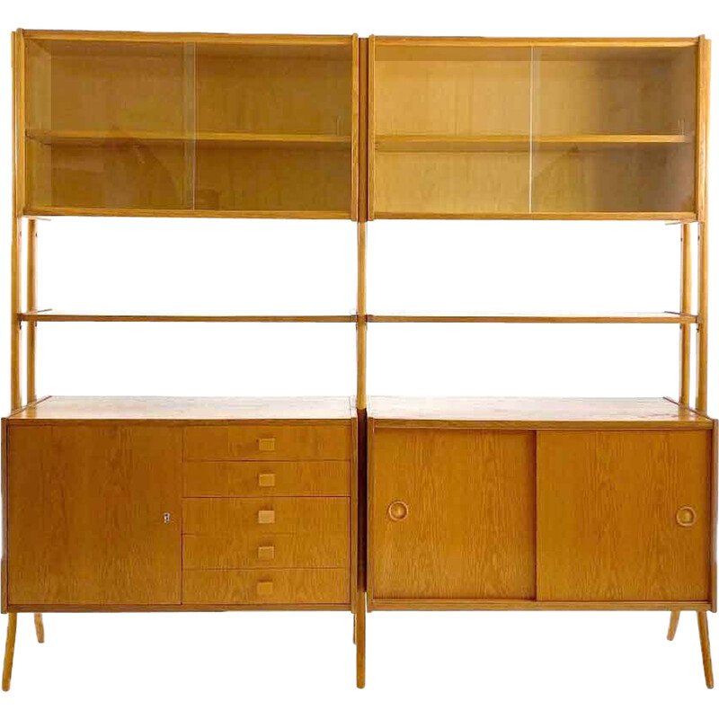 Vintage wall system monti 300 by František Jirák for Tatra Nabytok Pravenec, Czechoslovakia 1960