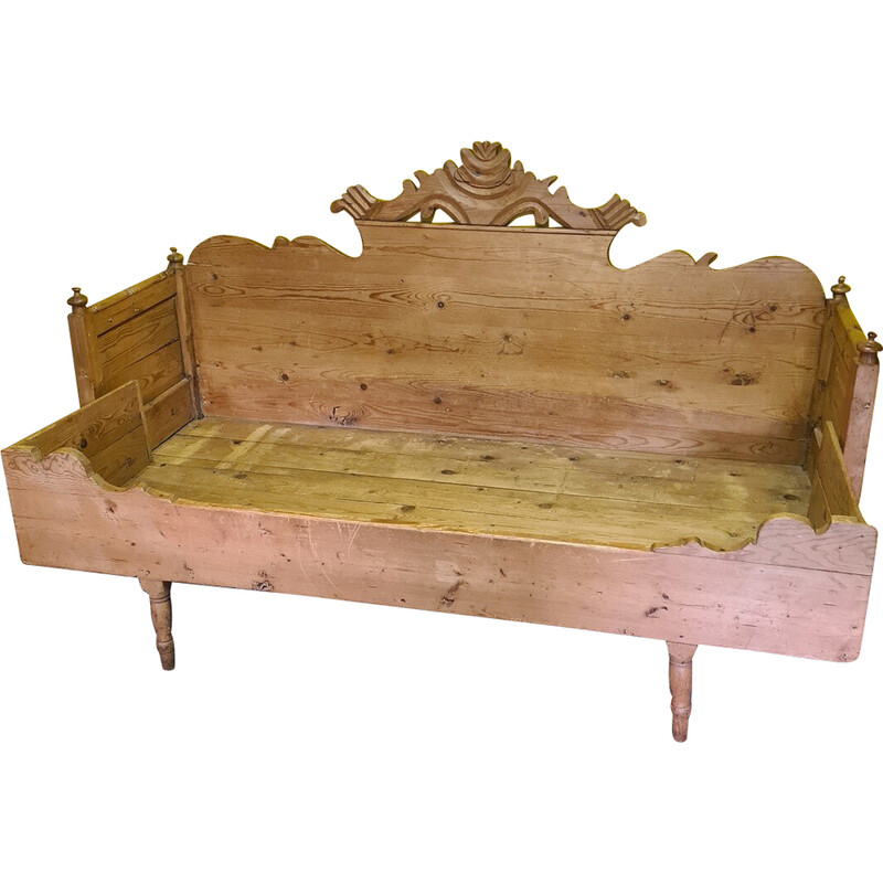 Banc de cuisine vintage suédois en pin