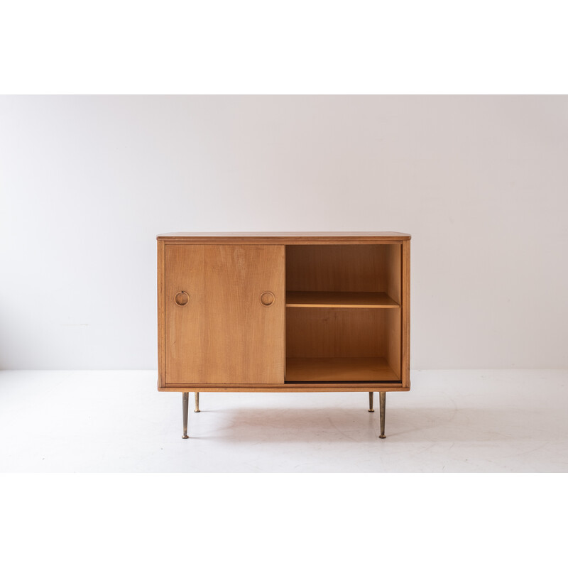 Vintage walnut highboard by William Watting for Fristho Franeker, Netherlands 1950