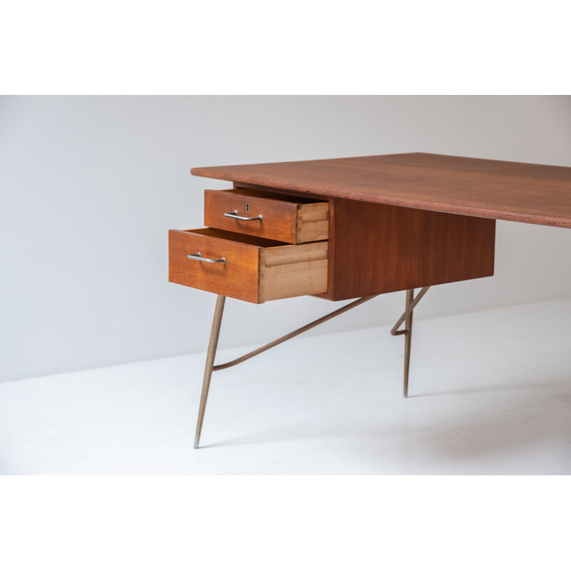 Vintage bureau van Borge Mogensen voor Søborg Mobelfabrik, Denemarken 1950