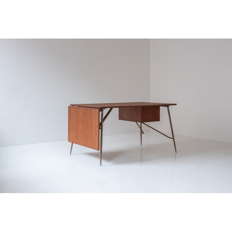 Vintage desk by Borge Mogensen for Søborg Mobelfabrik, Denmark 1950s