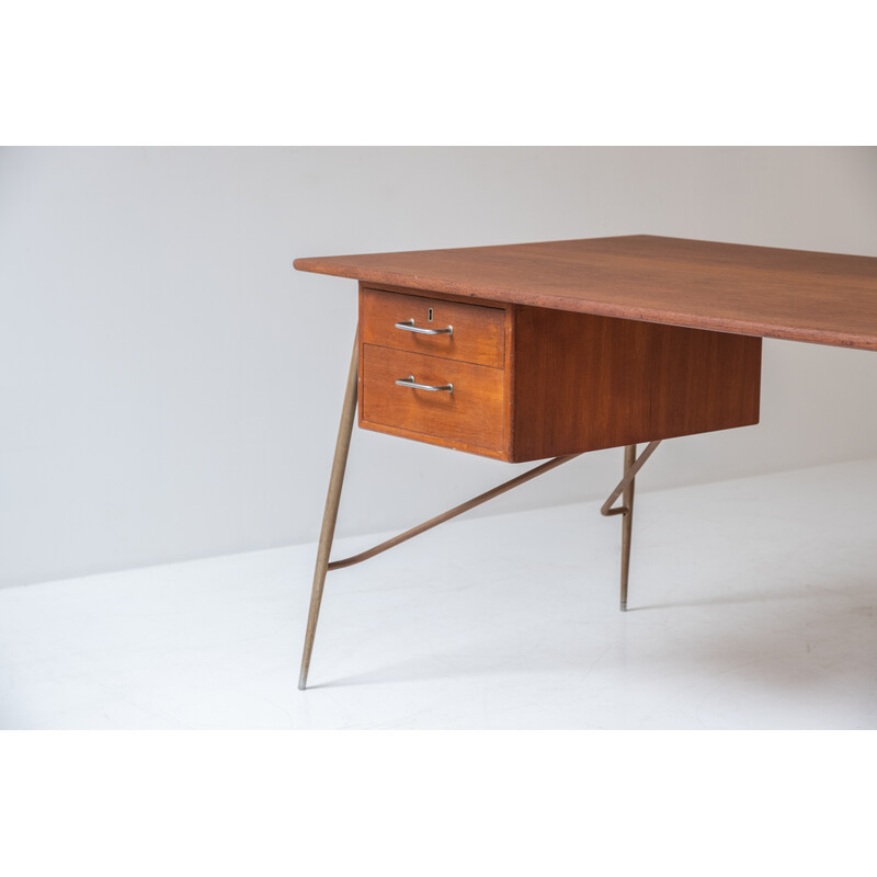 Vintage bureau van Borge Mogensen voor Søborg Mobelfabrik, Denemarken 1950