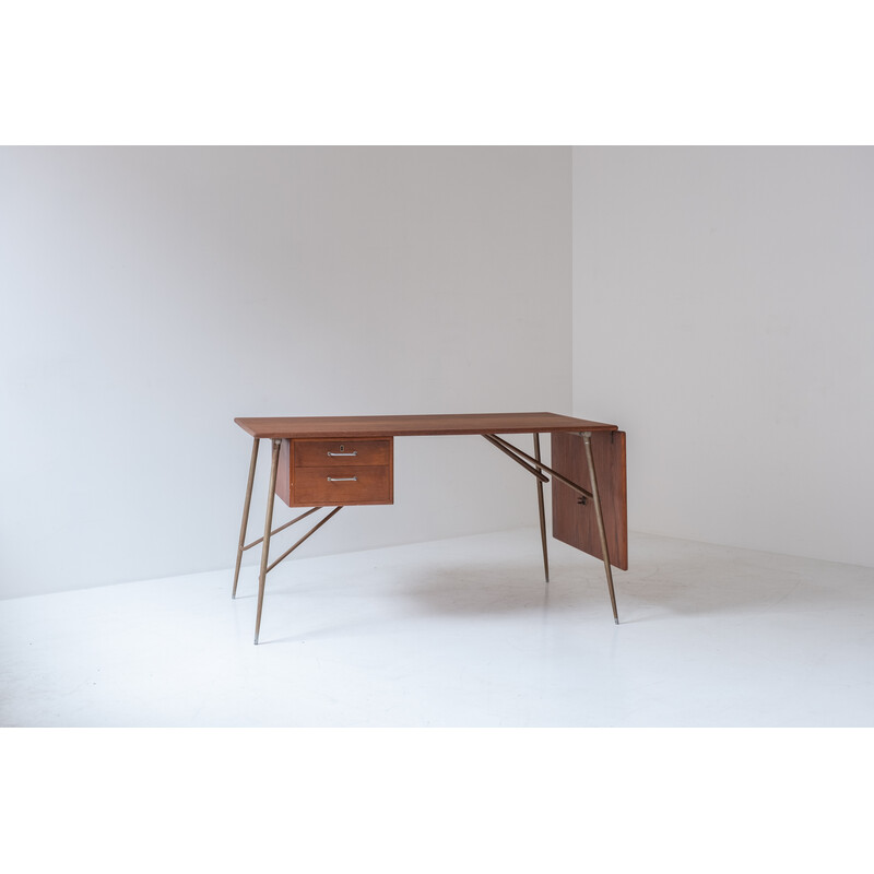 Vintage desk by Borge Mogensen for Søborg Mobelfabrik, Denmark 1950s