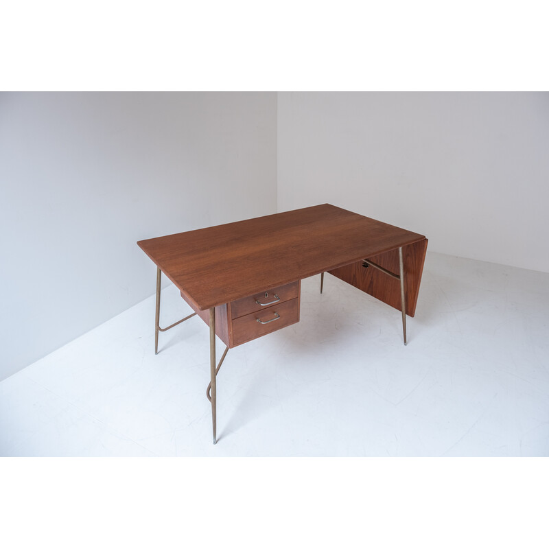 Vintage desk by Borge Mogensen for Søborg Mobelfabrik, Denmark 1950s