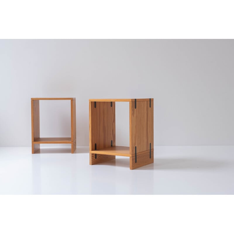 Pair of vintage "Cubex" side tables by Poul Cadovius for Cado, Denmark 1960s