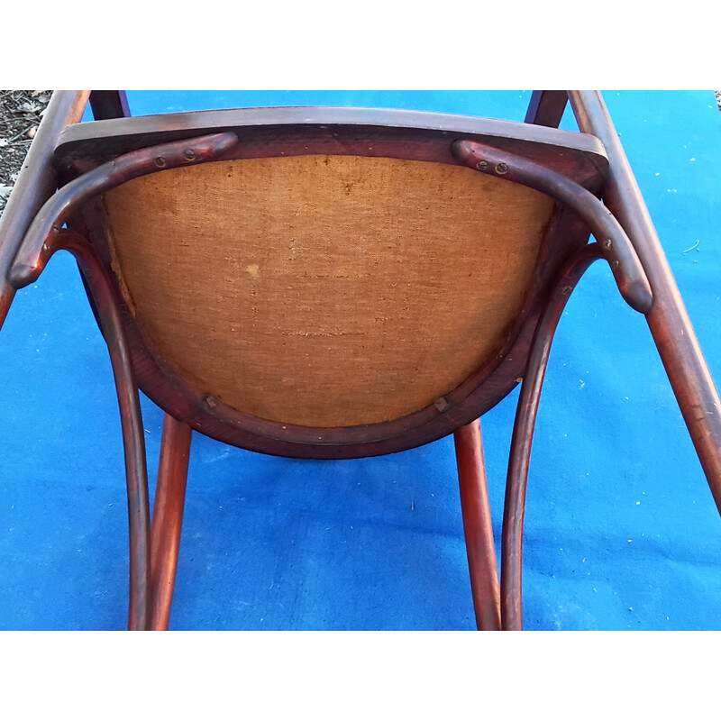 Cadeira de braços Vintage skai da Fischel
