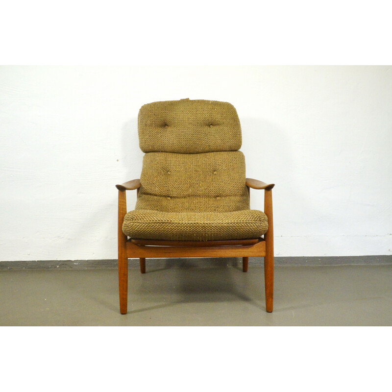 Teak Armchair FD 164 from Arne Vodder for France & Son - 1960s