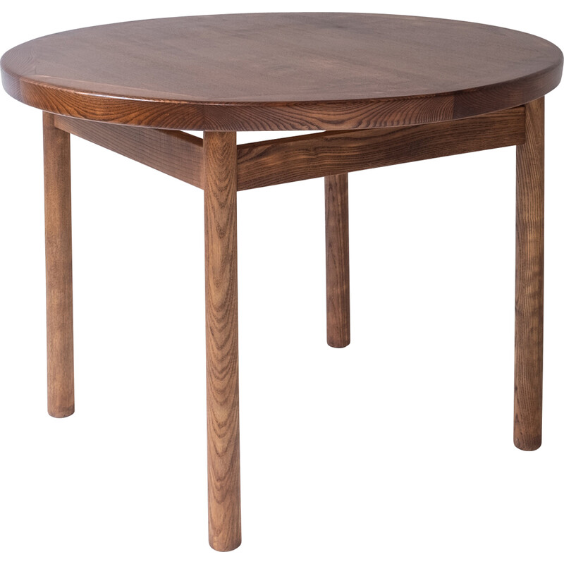 Vintage "Dordogne" round dining table by Charlotte Perriand for Sentou, France 1950s