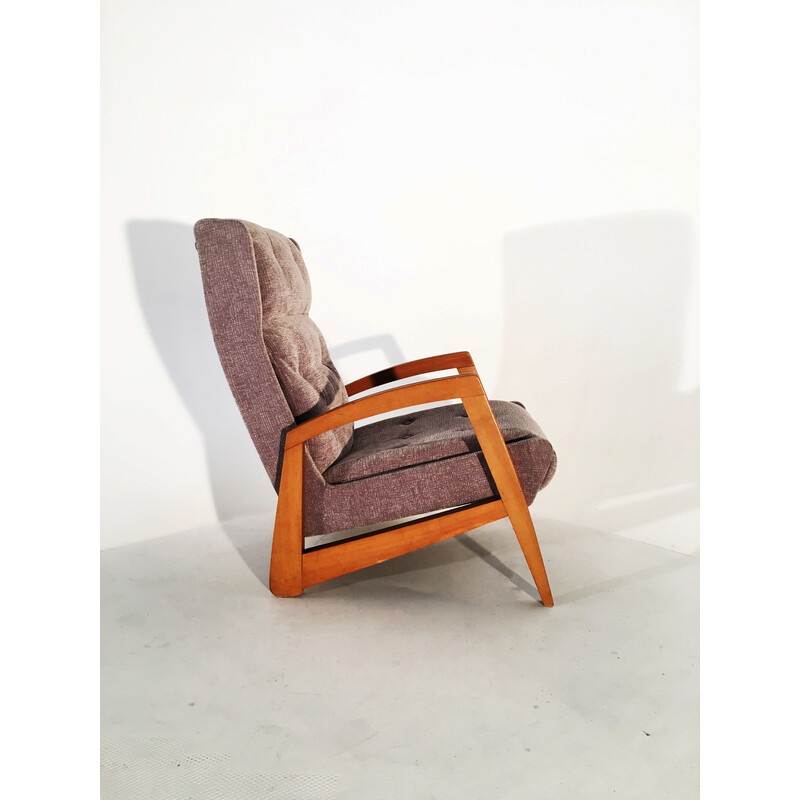 Paar vintage fauteuils Fs 144 van Rene Jean Cailette voor Steiner
