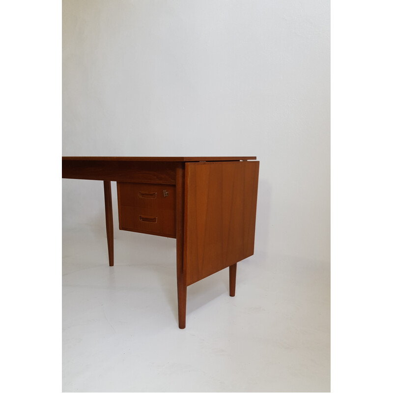 Scandinavian teak desk by Gunnar Nielsen Tibergaard - 1960s