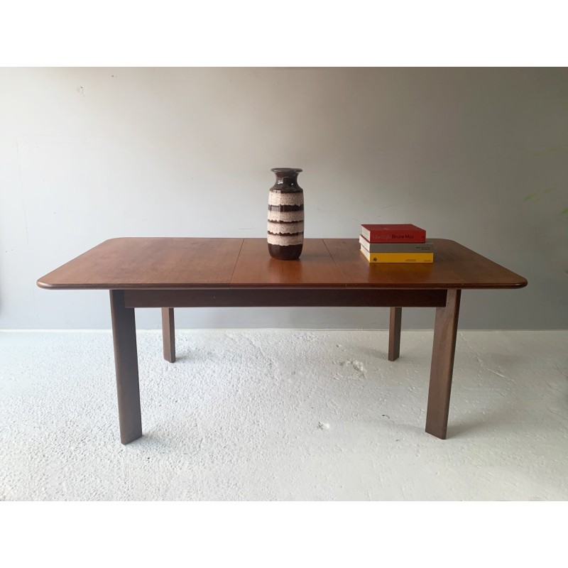 Vintage G Plan dining table with angled legs, 1970s
