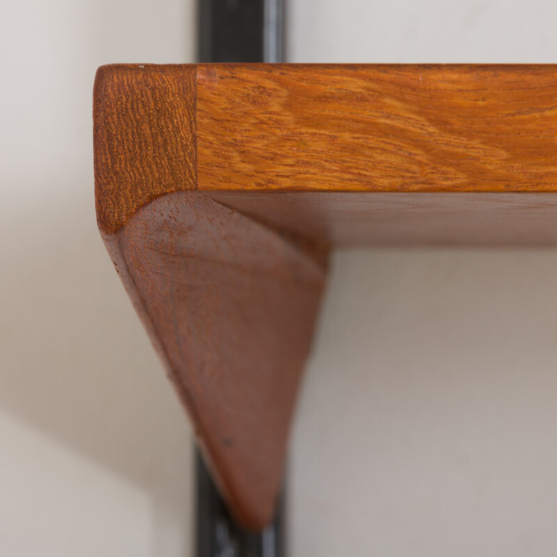 Vintage teak shelving unit by Kai Kristiansen for Fm nobler, Denmark 1960s