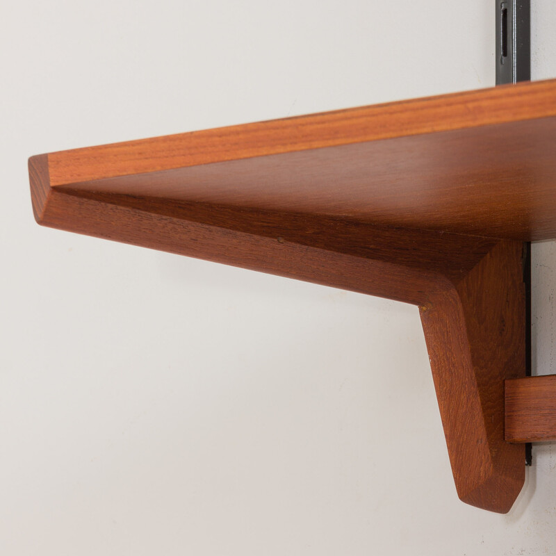 Vintage teak shelving unit by Kai Kristiansen for Fm nobler, Denmark 1960s