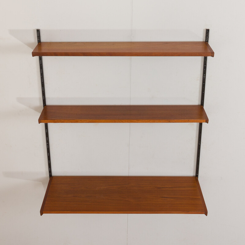 Vintage teak shelving unit by Kai Kristiansen for Fm nobler, Denmark 1960s