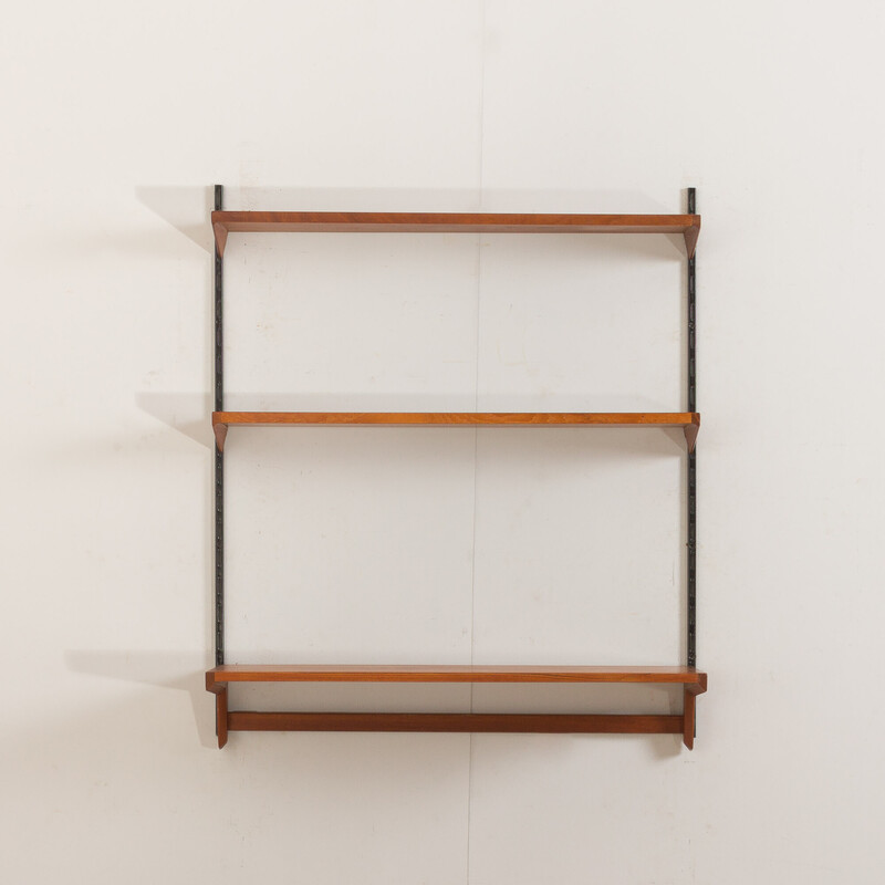 Vintage teak shelving unit by Kai Kristiansen for Fm nobler, Denmark 1960s