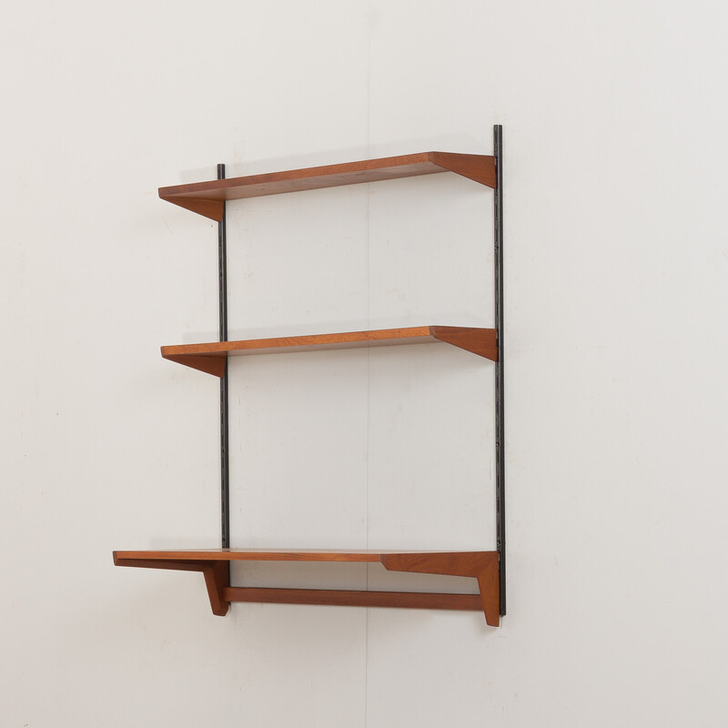 Vintage teak shelving unit by Kai Kristiansen for Fm nobler, Denmark 1960s