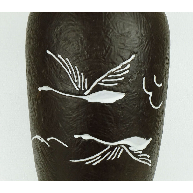 Carstens floorvase with relief pattern - 1960s 
