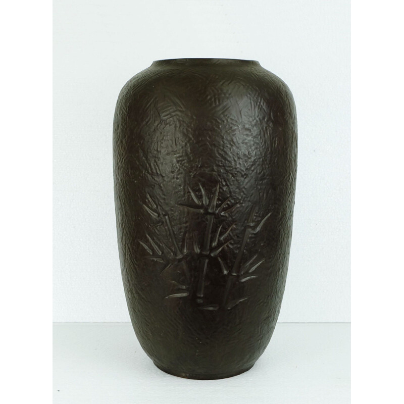 Carstens floorvase with relief pattern - 1960s 