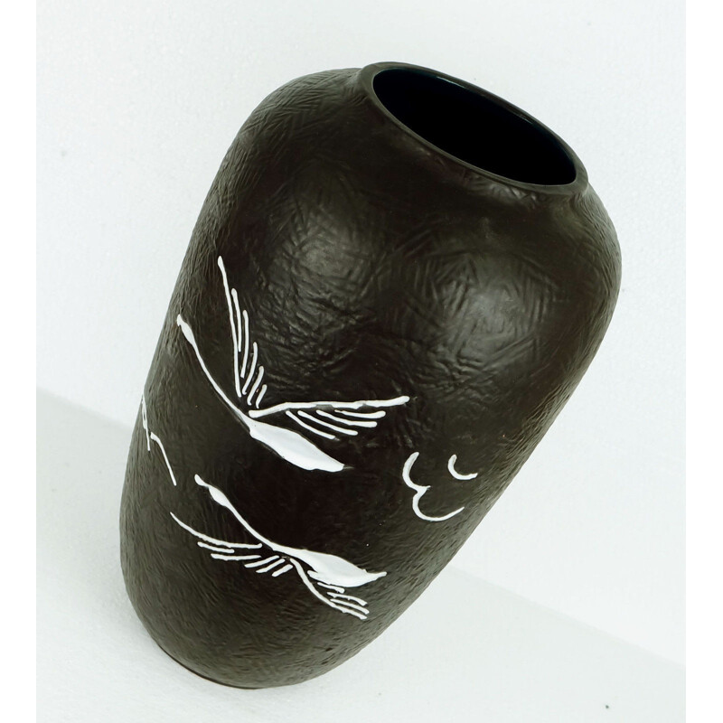 Vase avec motif en relief Cartens - 1960