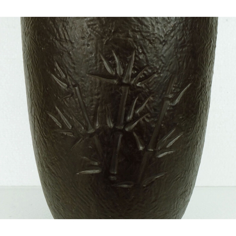 Carstens floorvase with relief pattern - 1960s 