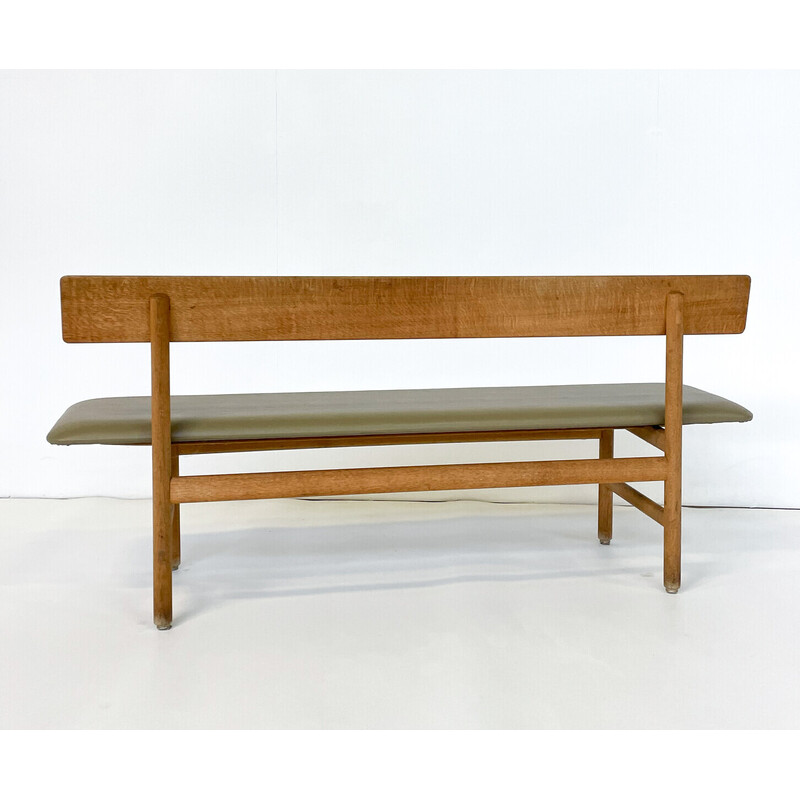 Vintage Mogensen bench by Borge Mogensen, Denmark 1956