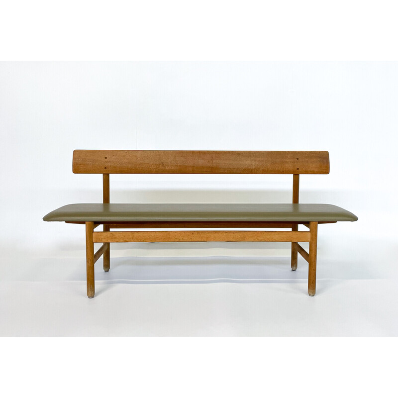 Banc vintage Mogensen par Borge Mogensen, Danemark 1956