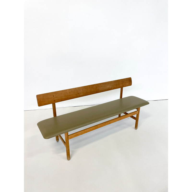 Banc vintage Mogensen par Borge Mogensen, Danemark 1956