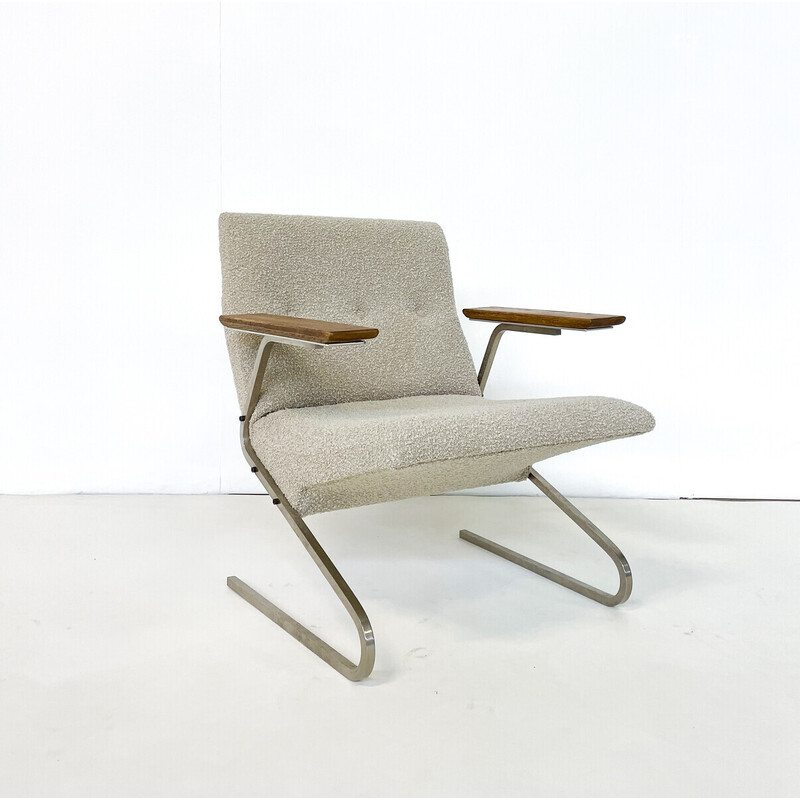 Mid-century armchair "Cantilever" by George van Rijck for Beaufort, Belgium 1960s
