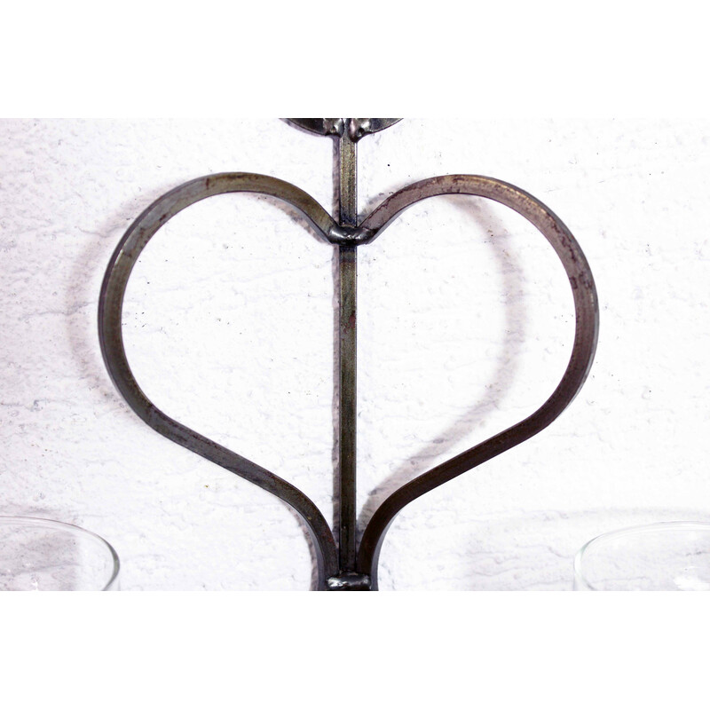 Candelabro de pared vintage escandinavo de Harlyk, 1960-1970