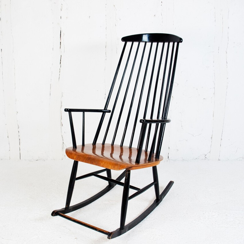 Rocking chair, Ilmari TAPIOVAARA - 1950s