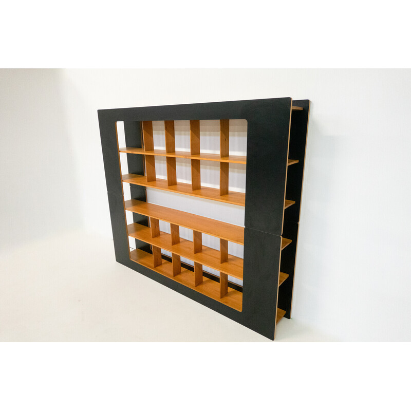 Mid-century bookcase by Robert Pam and Renato Toso, Italy 1972