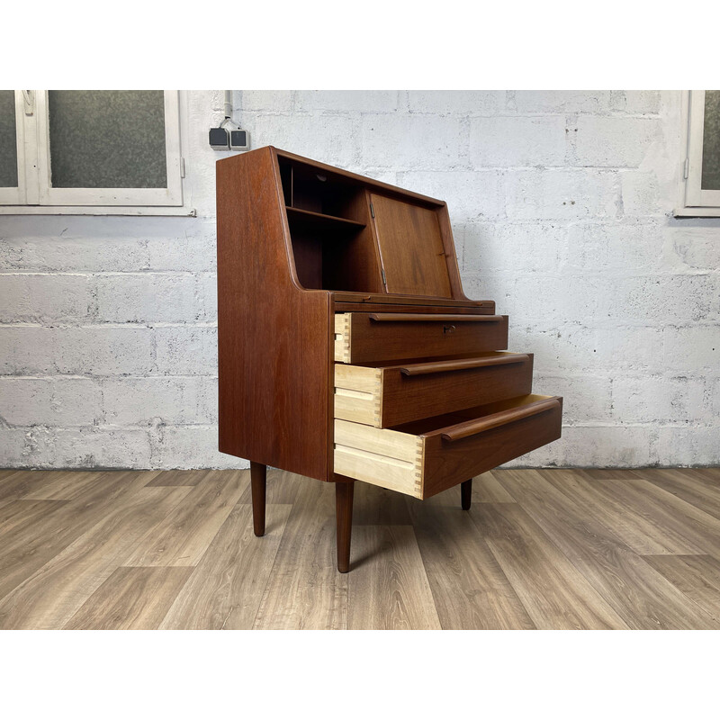 Scandinavisch vintage teak bureau, 1960