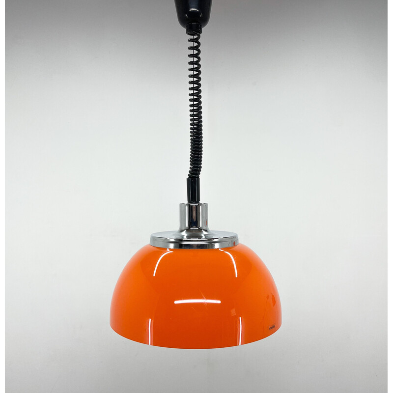 Lámpara colgante regulable de Harvey Guzzini para Meblo, Italia años 70