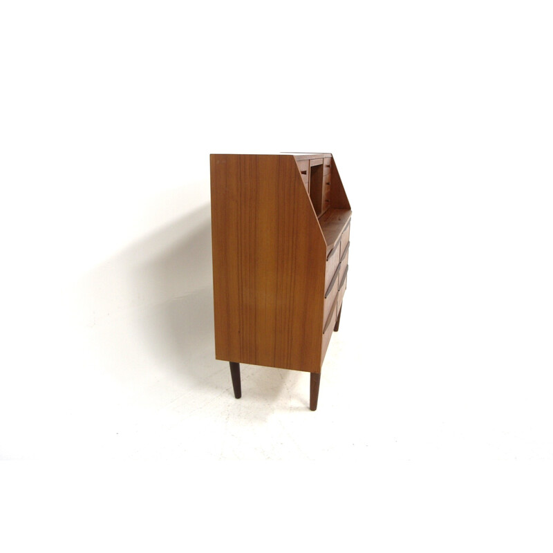 Scandinavian vintage teak secretary, Denmark 1960