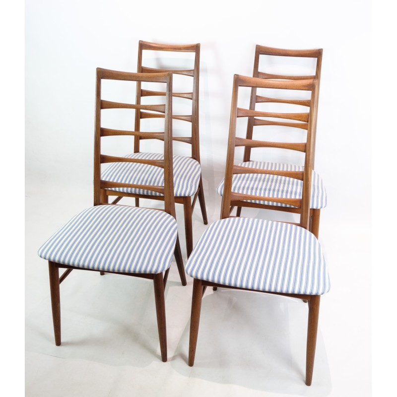 Set of 4 vintage chairs model Lis by Niels Koefoed, 1960