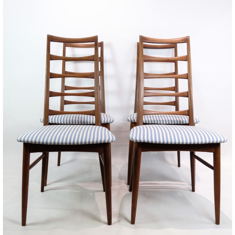 Set of 4 vintage chairs model Lis by Niels Koefoed, 1960