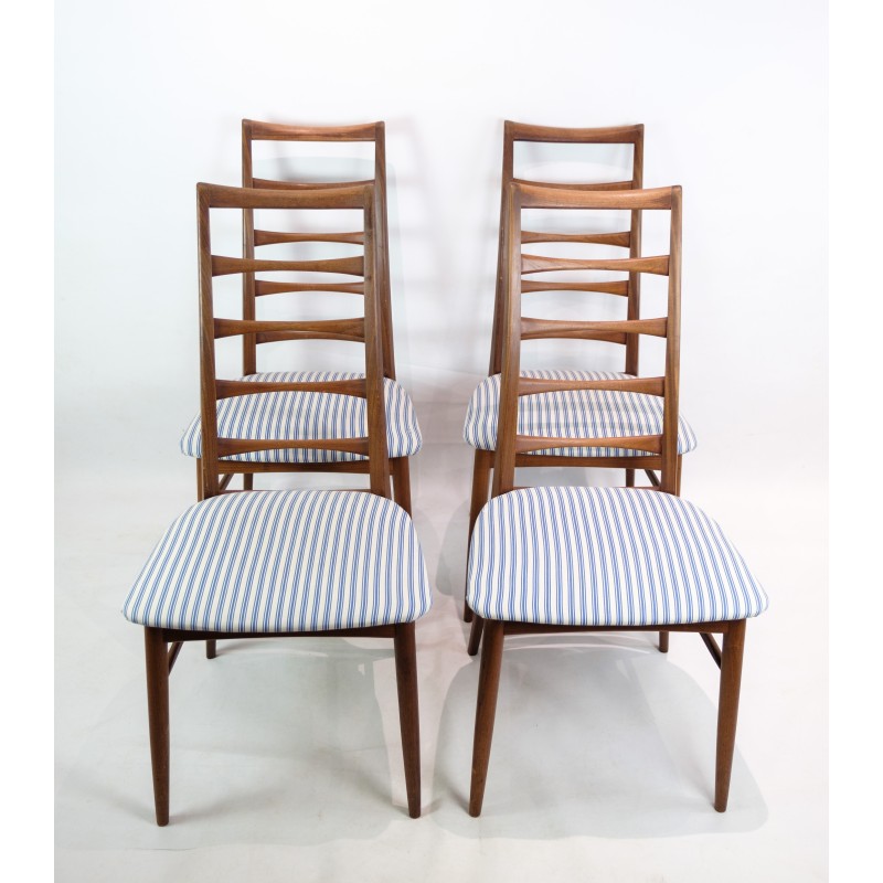 Conjunto de 4 cadeiras vintage modelo Lis de Niels Koefoed, 1960