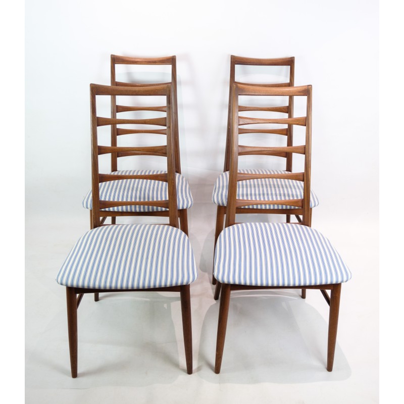 Set of 4 vintage chairs model Lis by Niels Koefoed, 1960