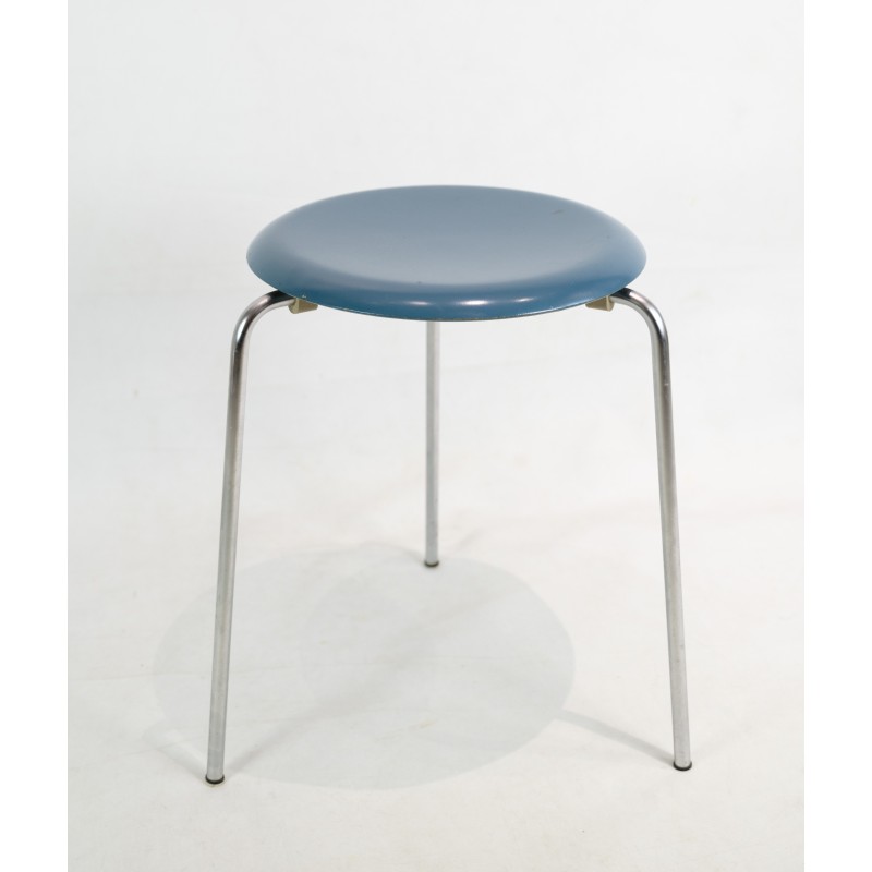 Ensemble de 6 tabourets vintage Dot modèle 3170 par Arne Jacobsen pour Fritz Hansen, 1974