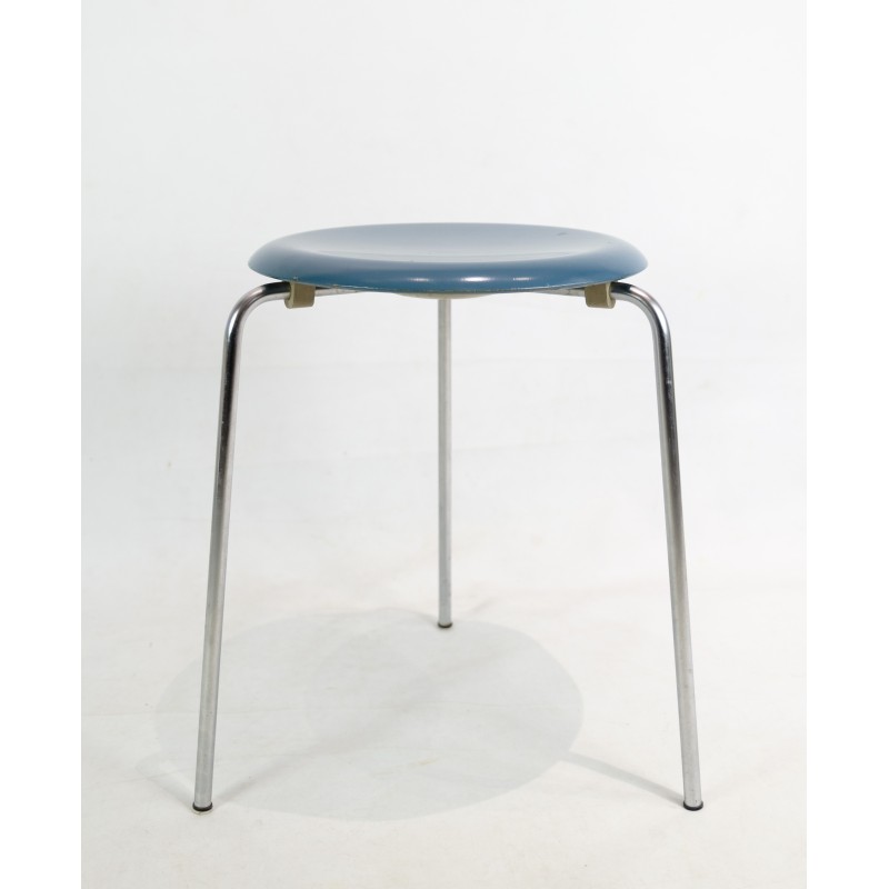 Ensemble de 6 tabourets vintage Dot modèle 3170 par Arne Jacobsen pour Fritz Hansen, 1974