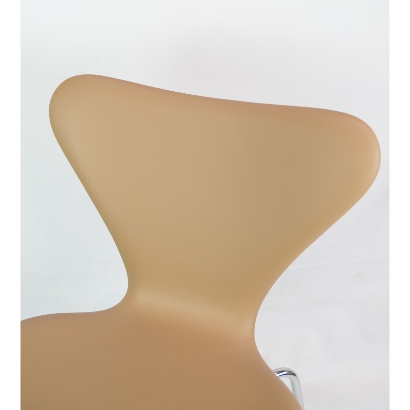 Juego de 4 sillas Seven vintage modelo 3107 de Arne Jacobsen para Fritz Hansen