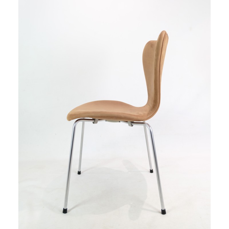 Set of 6 vintage Seven chairs 3107 by Arne Jacobsen for Fritz Hansen