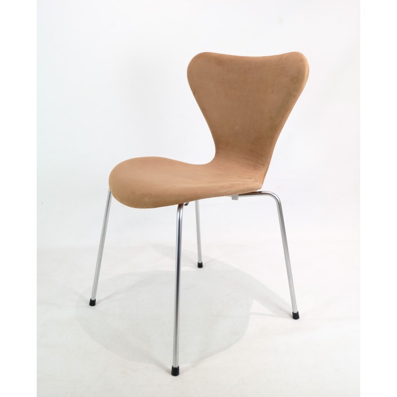 Set of 6 vintage Seven chairs 3107 by Arne Jacobsen for Fritz Hansen