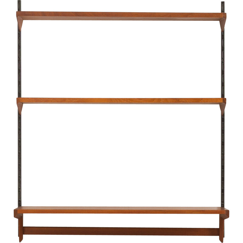 Vintage teak shelving unit by Kai Kristiansen for Fm nobler, Denmark 1960s