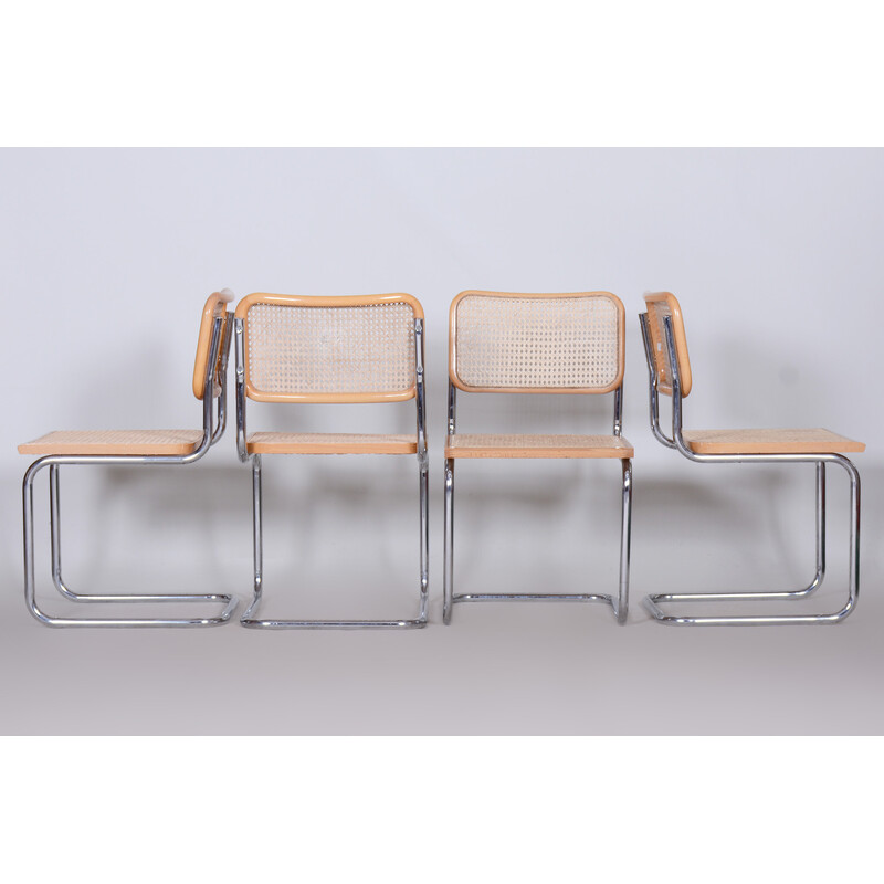 Set di 4 sedie Bauhaus vintage, Italia 1960