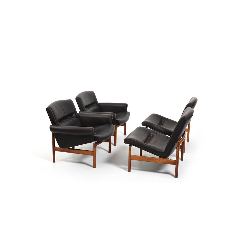 Group vintage living room set by Sven Ellekær for Søren Willadsen, Denmark 1960